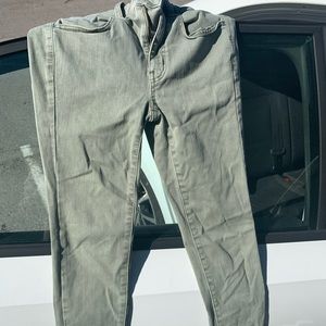 American Eagle army green jeggings